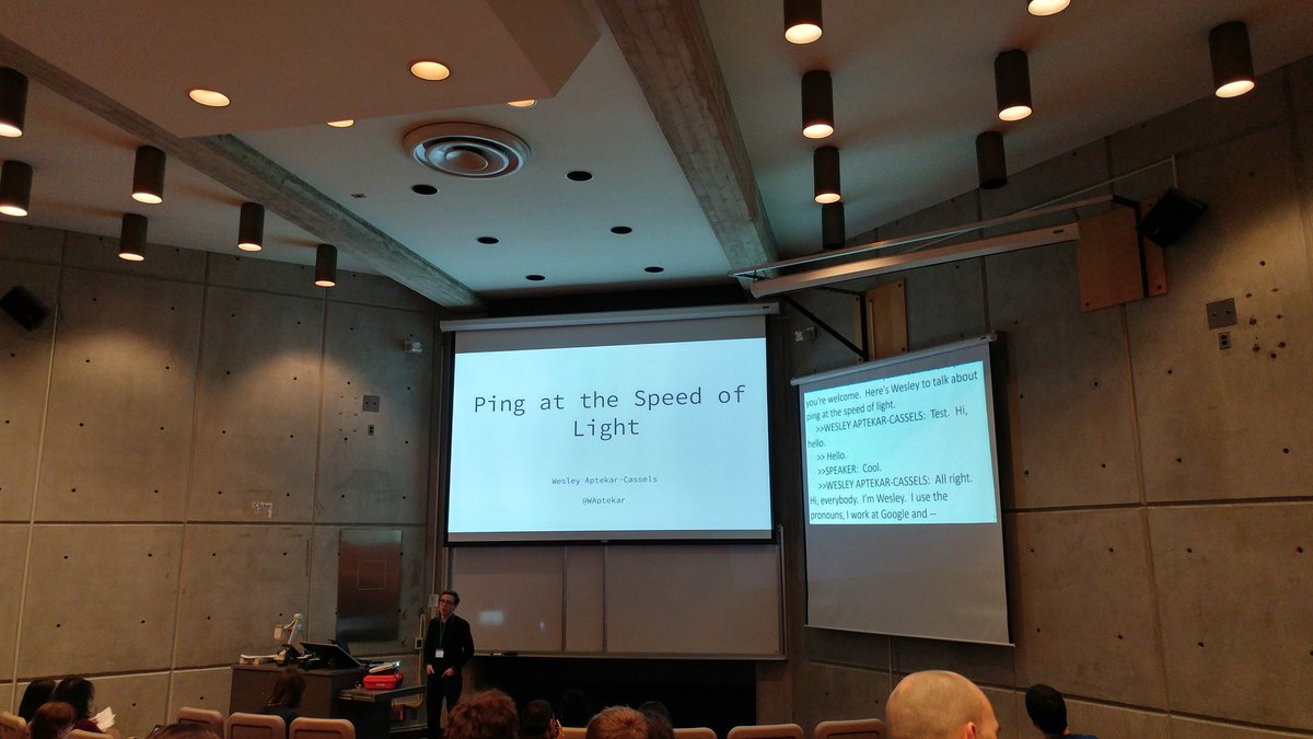 So cool! <a href="/WAptekar/">Wesley Aptekar-Cassels (they/them)</a> #starcon