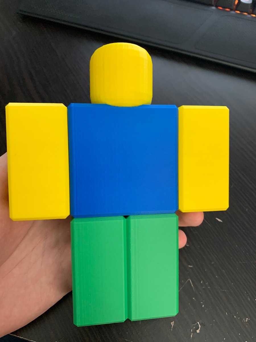 Ricky On Twitter Ok Giveaway Time It Has Been A Year Since My Shop Has Opened So I M Giving Away A 3d Printed Roblox Noob Shipped To You For Free Just Rt - 3d print roblox