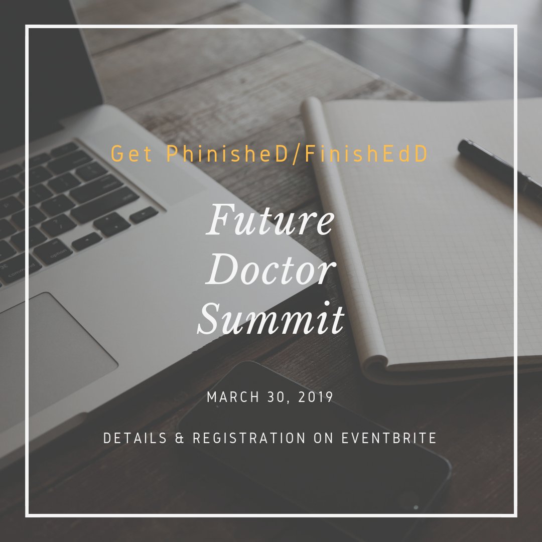 Join <a href="/NPulliam_PhD/">Nicole Pulliam, Ph.D</a> and me as we serve as keynote panelists for this year's Future Doctor Summit. It was a memorable and productive experience for last year's cohort. Dont miss out! Register on Eventbrite:
eventbrite.com/e/phinishedfin…
