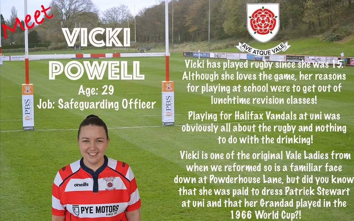 Many of you will have met this one before but here are some unknown facts about our very lovely Vicki