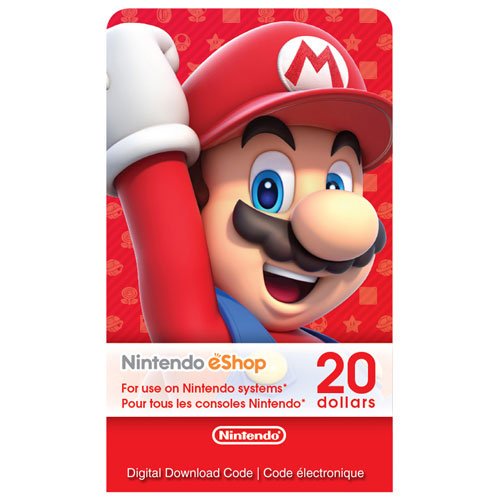 [Giveaway] Re-tweet and follow for a chance to win a $20 code for use on the eShops! Ends February 3.