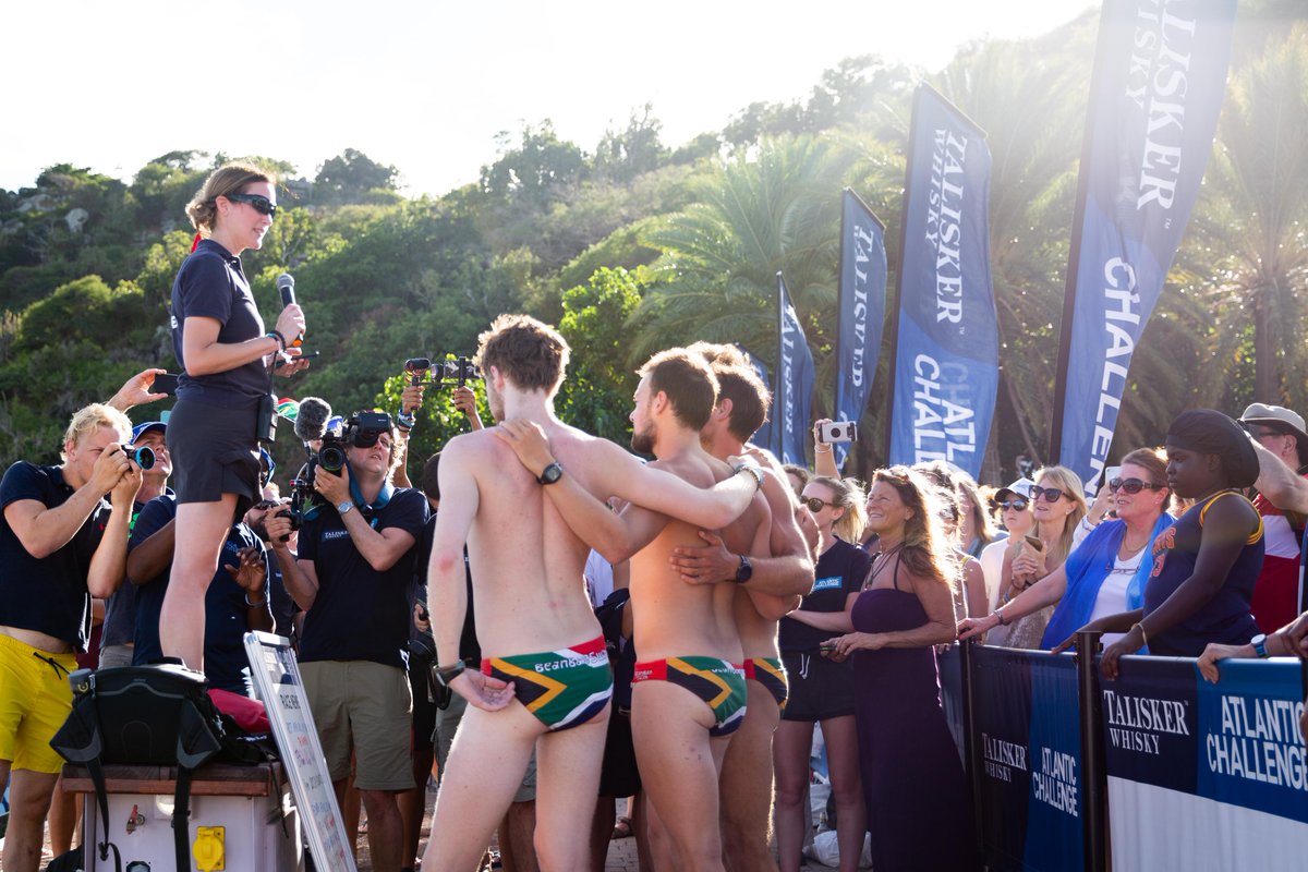 Welcome home Saffas! Congratulations on an amazing row - such courage and spirit - you've made your country proud. #twac2018 #wildspirits #madebythesea