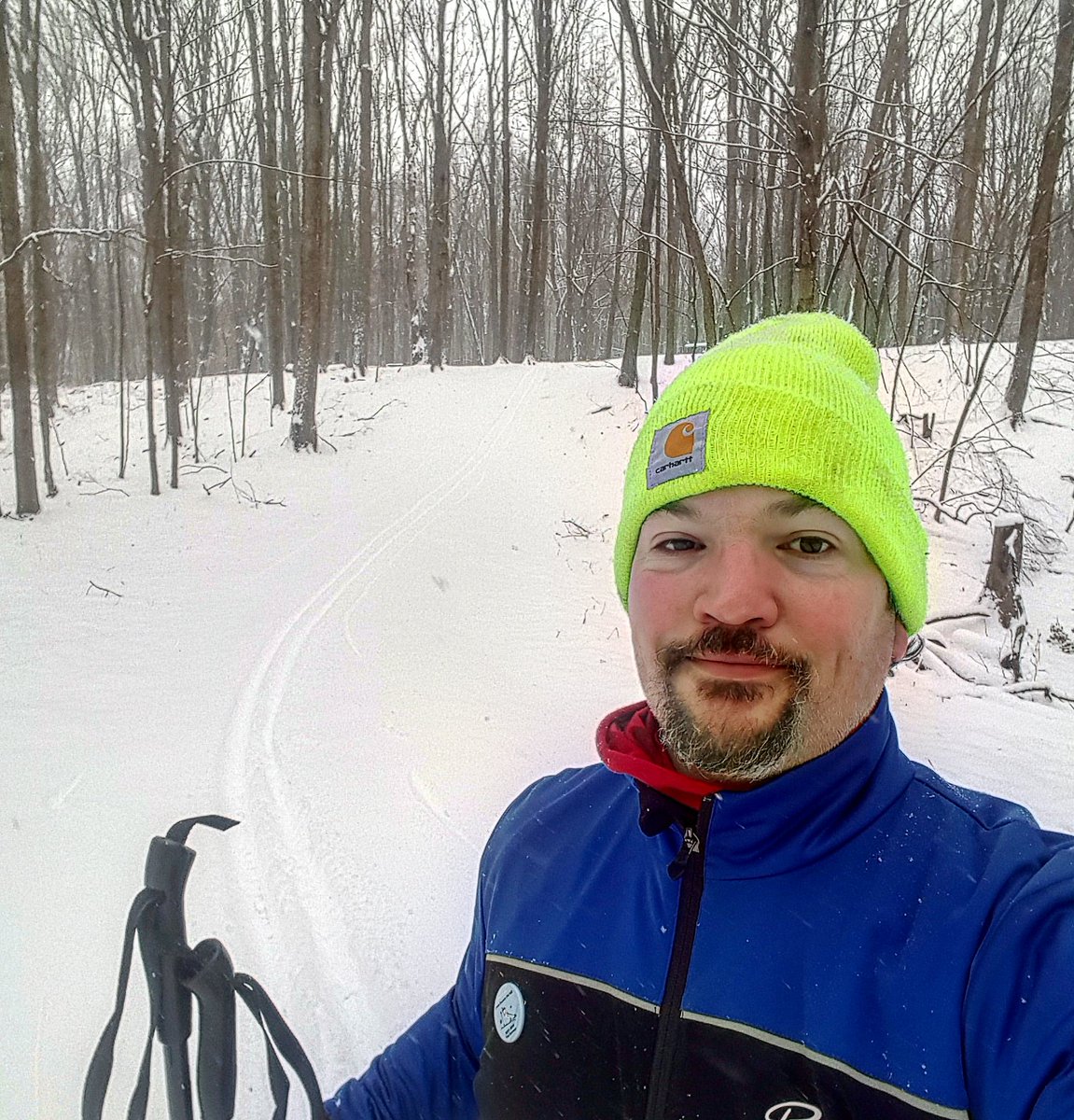 scott_does's tweet image. First tracks on fresh @PureMichigan snow #xcski