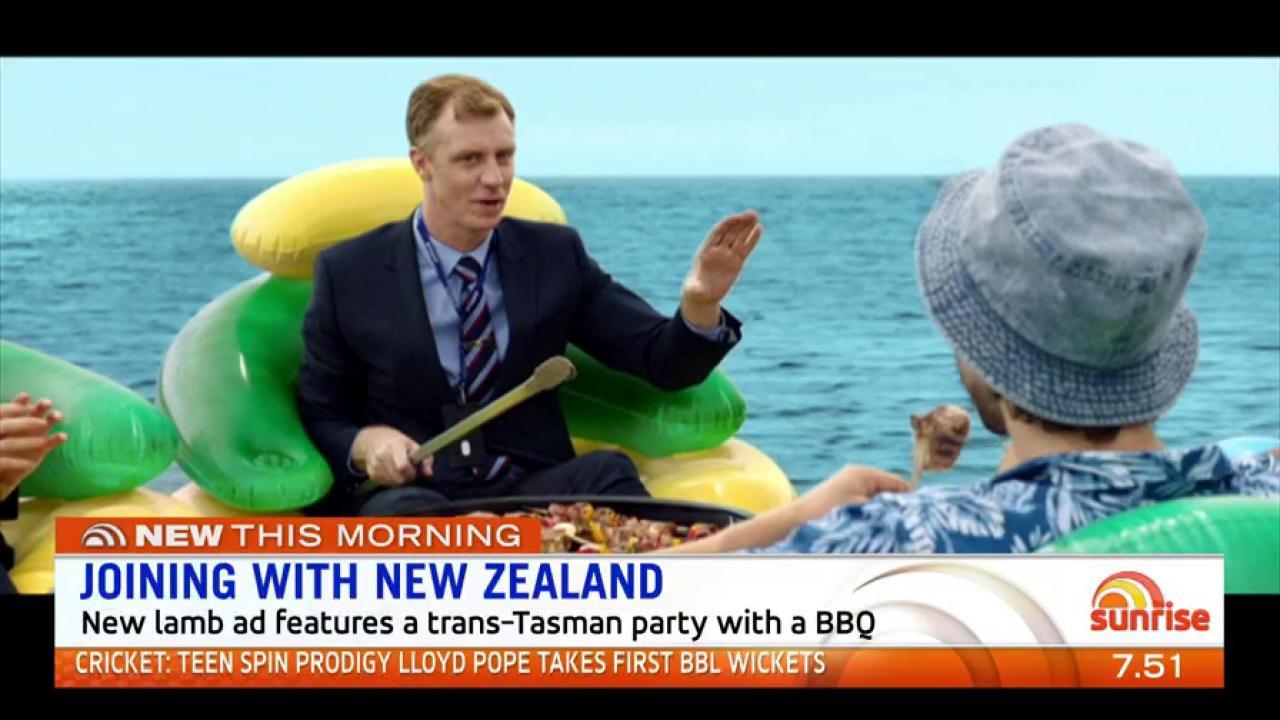 New lamb ad suggests merging Australia and New Zealand 🥩 / Twitter