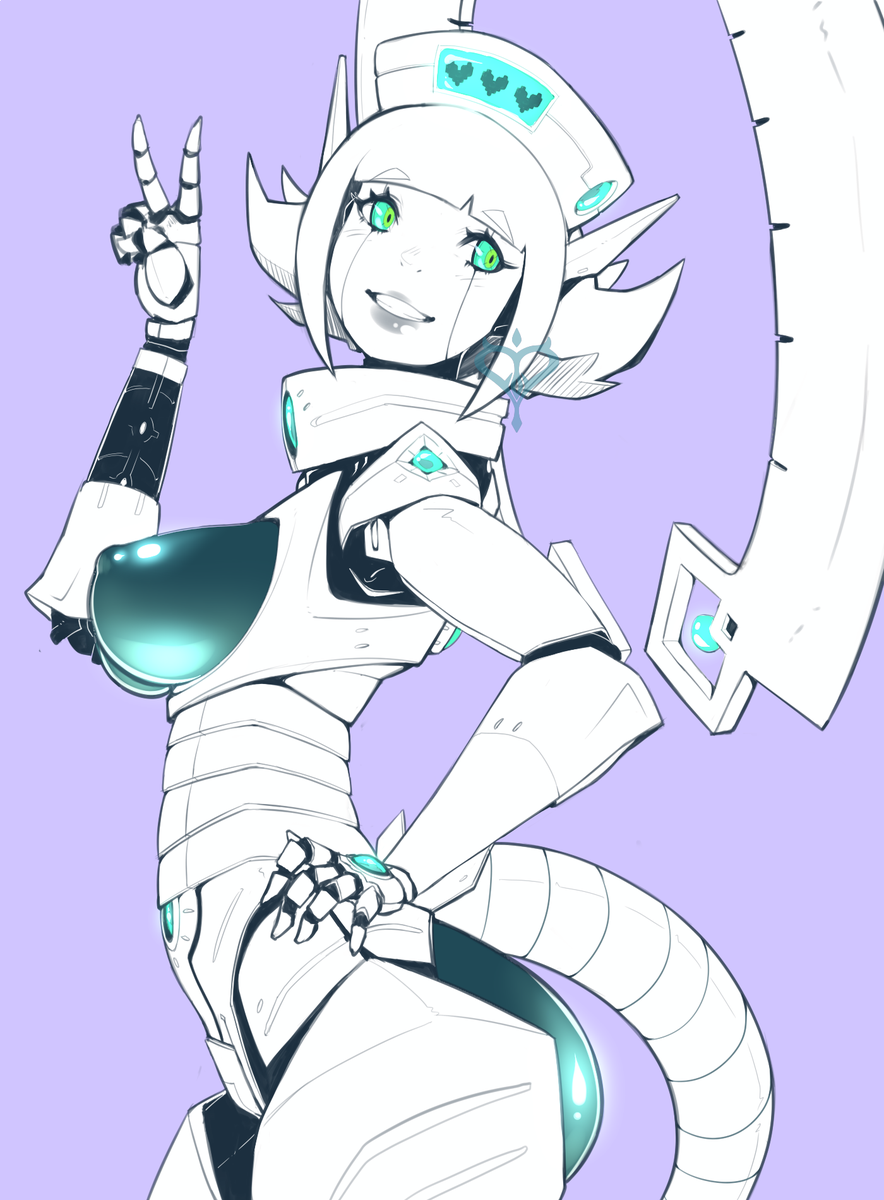 My OC Photon. Been meaning to draw this for a while.😦