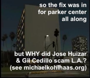 The fix was in. Emails reveal how Jose Huizar &amp; Gil Cedillo drummed up fake public support for demolition of modernist landmark Parker Center. L.A. Conservancy, Cultural Heritage Commission, preservationists, taxpayers got screwed.  michaelkohlhaas.org/wp/2019/01/19/… #DTLA #ThisPlaceMatters