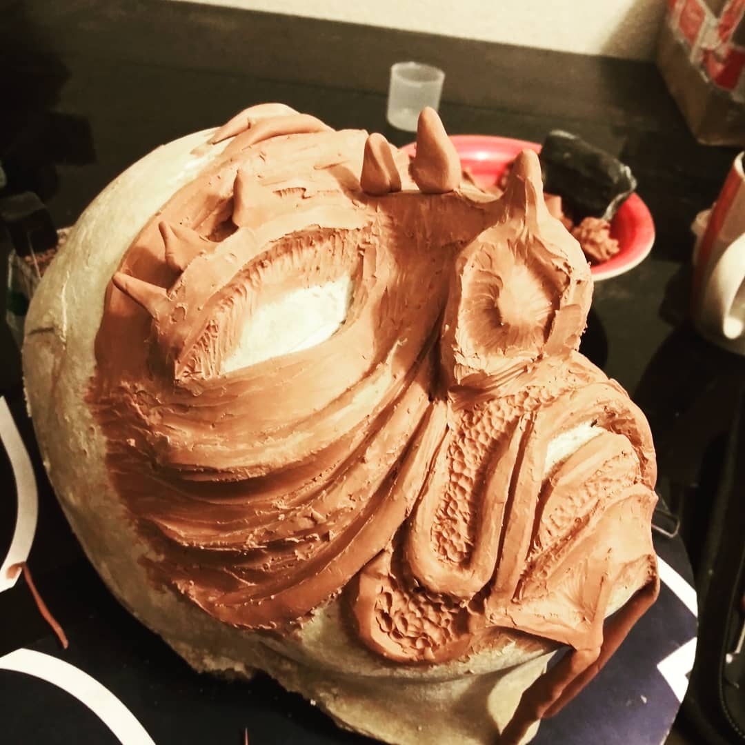 Snarky_Fox's tweet photo. #Pher #TheSnarkyFox #Sculpting #alien #creative #creatures https://t.co/Xle6xegsTD