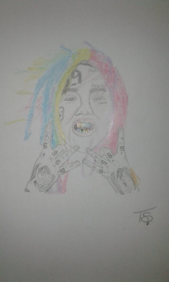 Tag_Mod13's tweet image. King of New York fan art @6ix9ine #FREE69