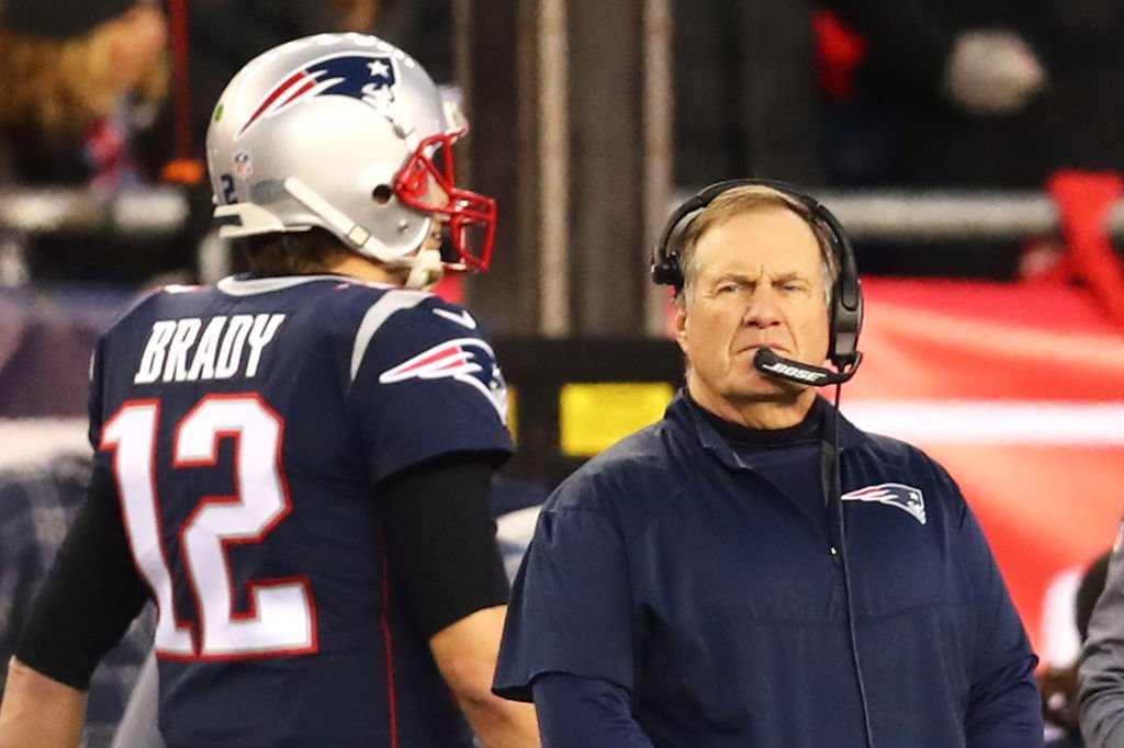 ESPNInsights's tweet photo. This will be the 9th Super Bowl appearance by the Tom Brady-Bill Belichick tandem, more than twice as many as any other duo in NFL history. https://t.co/lJUpU4MCFo