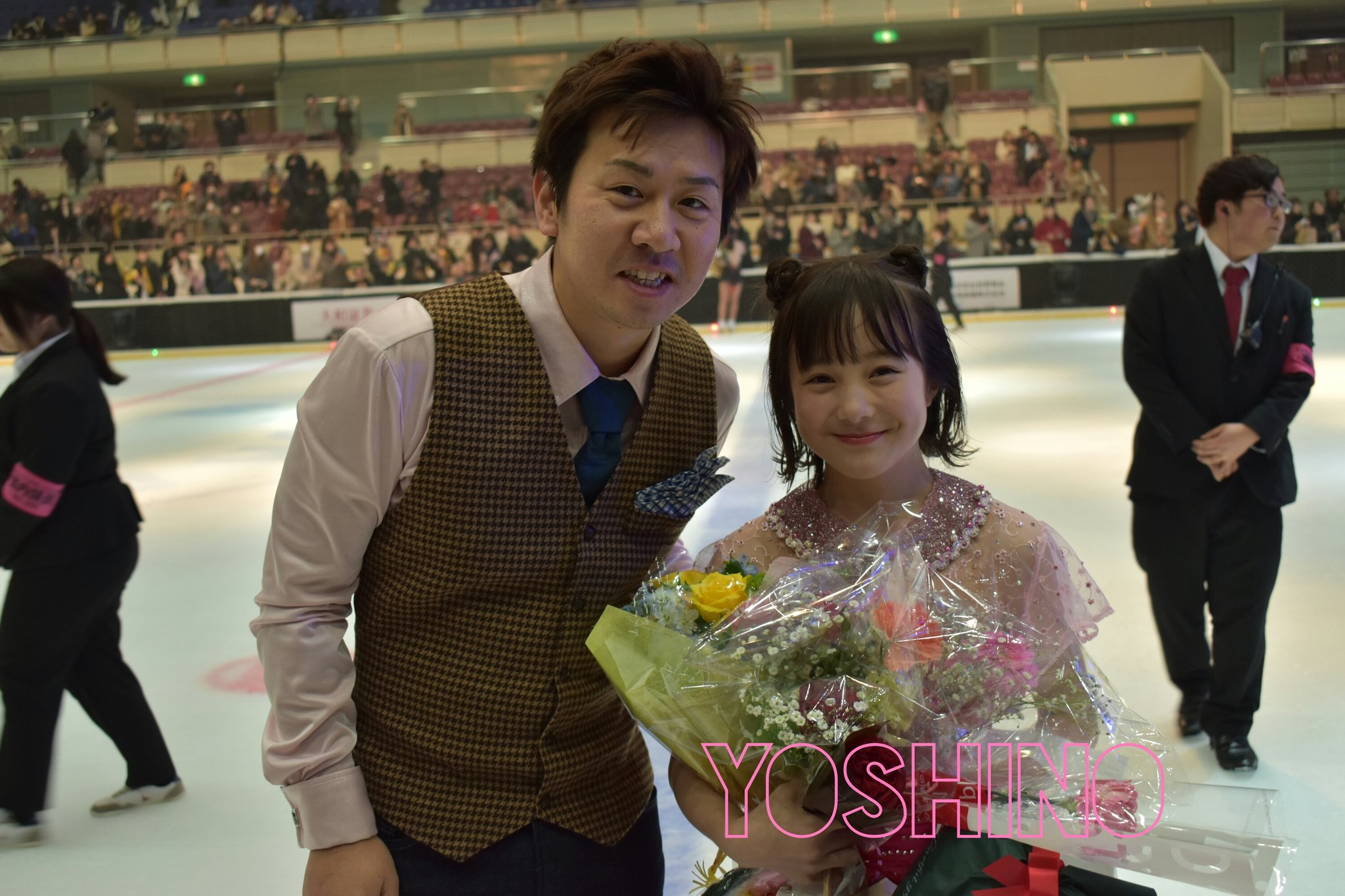 よしの フレンズオンアイス ロス中 本田さんたち Piw長野 本田真凜 本田望結 本田紗来 本田武史 武史 せんせー うちの娘と同い年なんですよ って言ってたw親子感www T Co N71eqqwhej Twitter