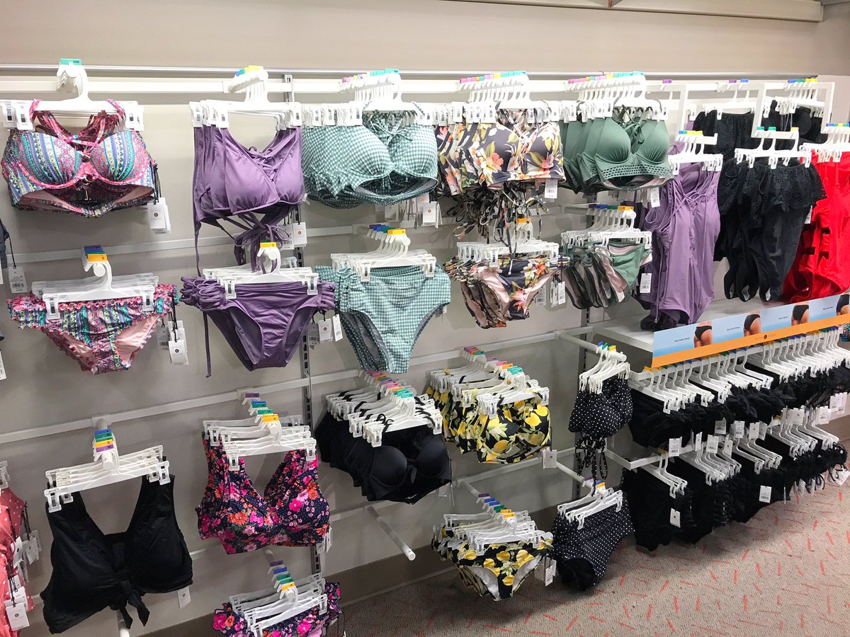theMainVM's tweet photo. It’s still freezing here at T1355 but our swim department is popping and ready for any beach vacation! Tropical 2019?? 🏝👙 #TargetStyle #target #T1355 #vmstyle #vmtl https://t.co/1n2zaFBcCN