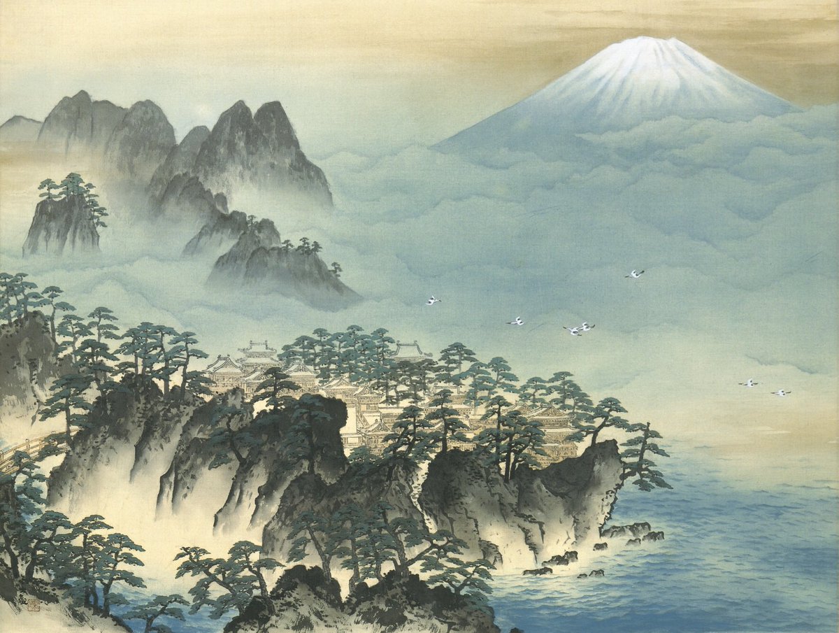 富士を描くということは、つまり己を描くことである。己が貧しければ