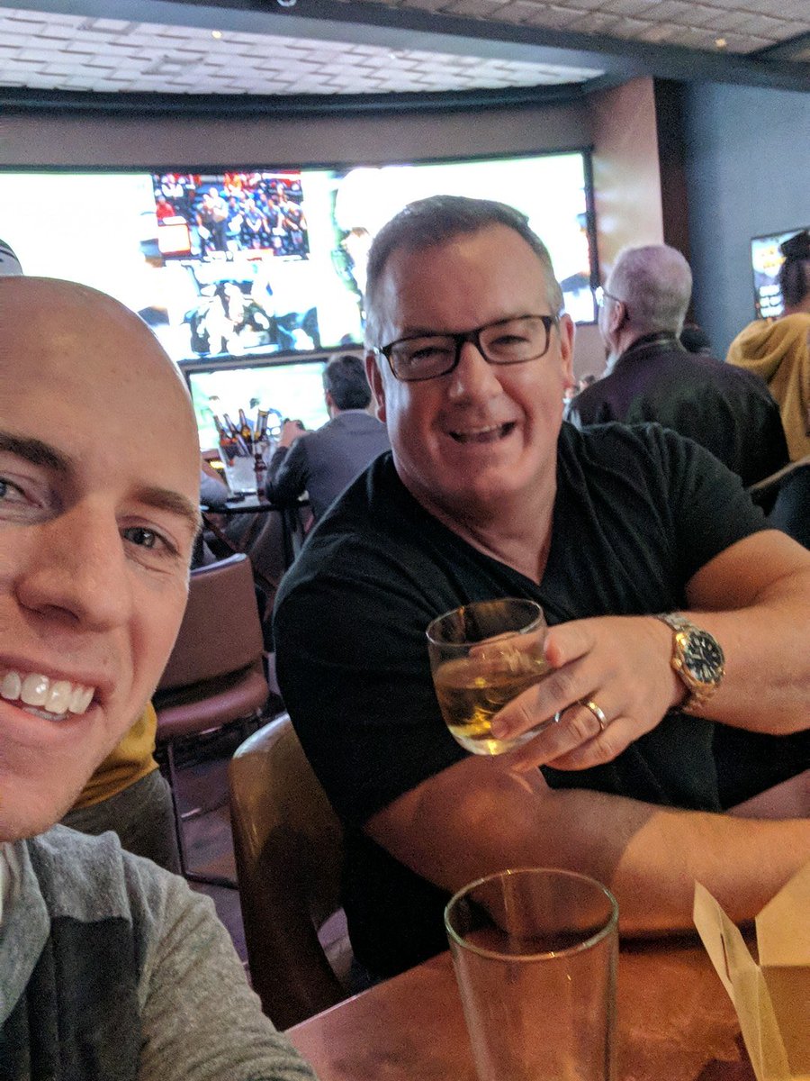 ryan__chaves's tweet photo. Met @MikeBellATL and his lovely wife while watching playoff football. Good people, good times! https://t.co/1ATChxS43O