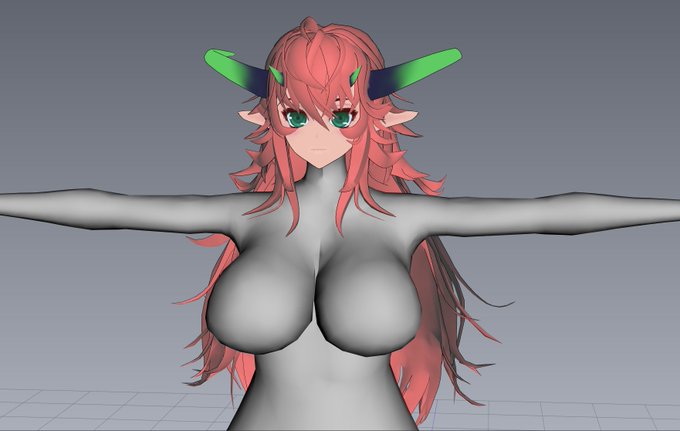 Xismoのヘアーモディファイアをさらに房増量、そして全体をバランス調整。
モディファイアで作っているので、管理がとても楽。
良い感じに出来てるし、髪の毛のベースを作るのはこれが良いかも。
使い方も慣れて感覚を掴んできた。 