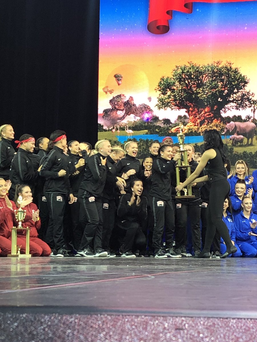 UDAnews's tweet photo. Congratulations to the 2019 National Champion in Div IA Hip Hop, the University of Nevada- Las Vegas! #UDAnationals https://t.co/bJt1O4Pygw