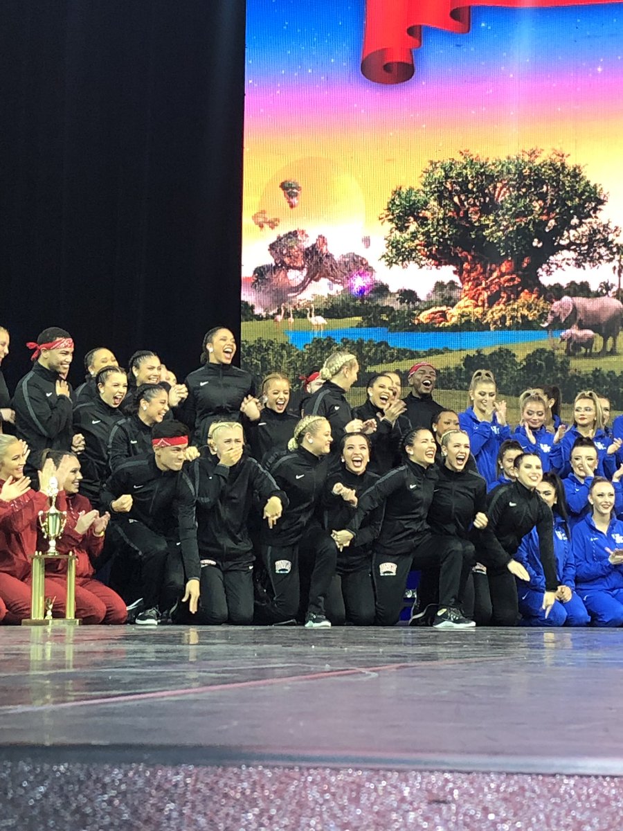 UDAnews's tweet photo. Congratulations to the 2019 National Champion in Div IA Hip Hop, the University of Nevada- Las Vegas! #UDAnationals https://t.co/bJt1O4Pygw