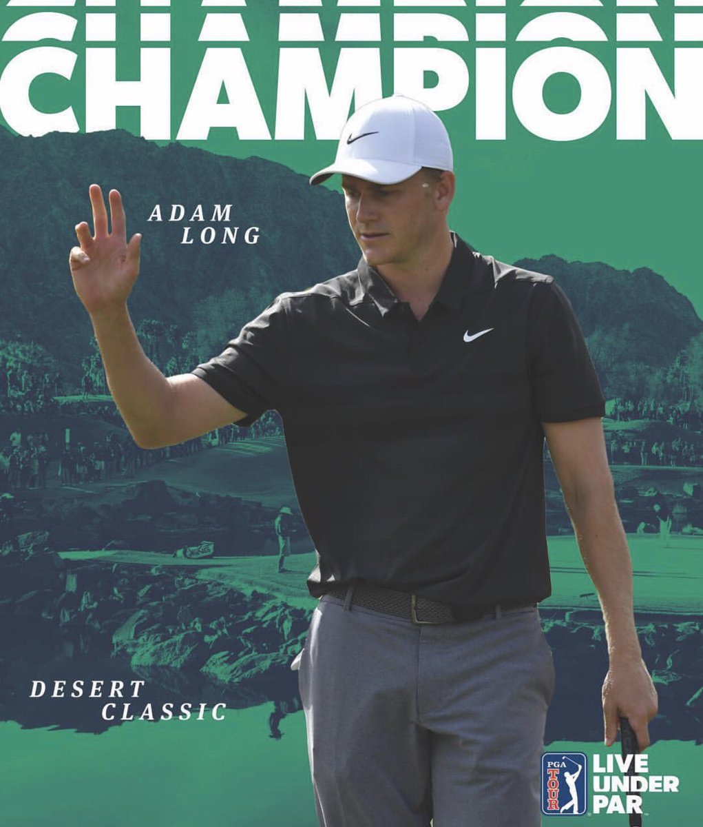 Congratulations to <a href="/aLongShot/">Adam Long</a> on winning the @Desert_Classic!! <a href="/PGATOUR/">PGA TOUR</a> #pgatourchampion #fullcontactmgmt