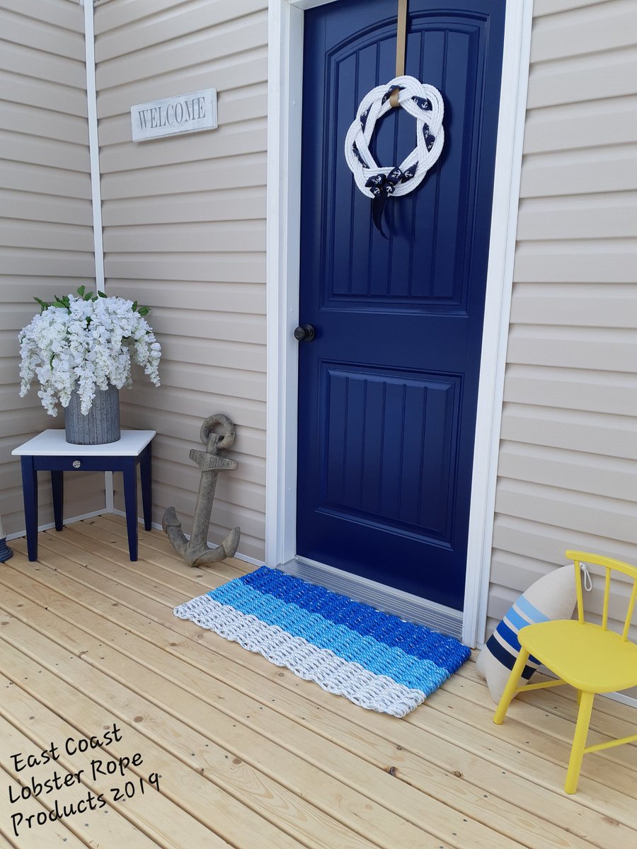eclrm's tweet image. My kind if winter blues 💙❄⚓eastcoastlobsterrope.com #nsstorm #winter #winterstorm #Blues #homedecorideas #
