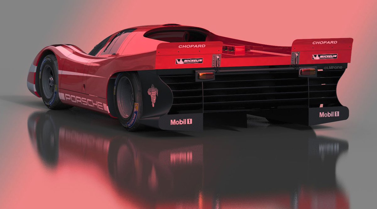 LMPone's tweet image. A 917K experiment with a 2020 floor and rear legality louvers. In some ways it reminds me of a Group B monster! 😮