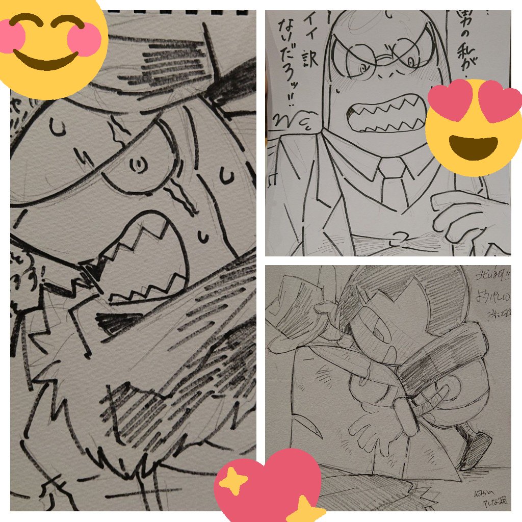 昨日のようパレでスケブ描いたヤーツ 