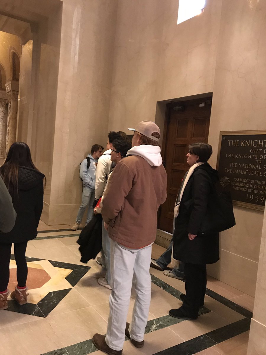 victakacs's tweet image. @StPiusX students visited the Chapel of our school’s namesake, Pope St. Pius X today at the Basilica of the National Shrine of the Immaculate Conception on the campus of The Catholic University of America as part of their week long @CloseUp_DC trip. #PanthersInDC