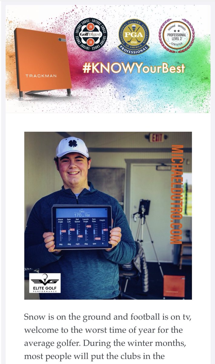 forceplateguy's tweet photo. Official @elitegolfperformancea2 X @michael.dutro newsletter is out. https://t.co/hnyNpSc9YA #officialbathroomreading #spreadtheword #elitegolfperformance #thewanderinglearner https://t.co/nPh2Bjrfnn