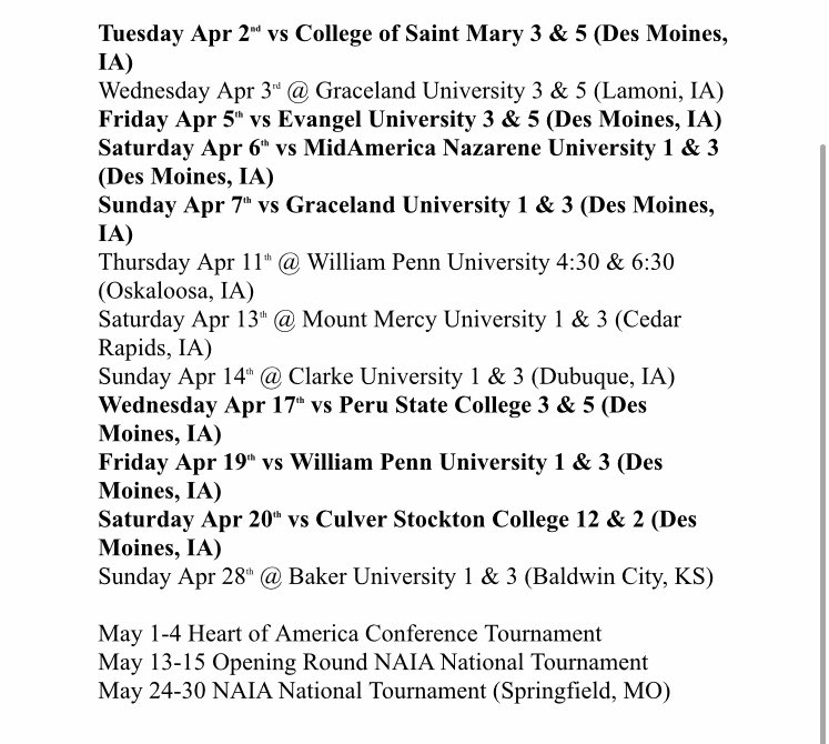 GVU_Softball's tweet image. 2019 game schedule. 

-26 days till GAMEDAY!