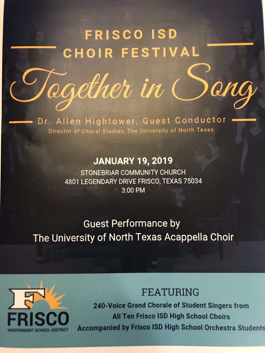 annefisd's tweet image. It was a great weekend to attend and enjoy a couple of FISD Fine Arts events. Saturday was the Frisco ISD Choir Festival. The music was incredible! Today I watched Hello Dolly at Wakeland HS. What an amazing show! Fantastic job WHS theater! 🙌🏻 @FISDFineArts 
#FriscoFineArtsLeads