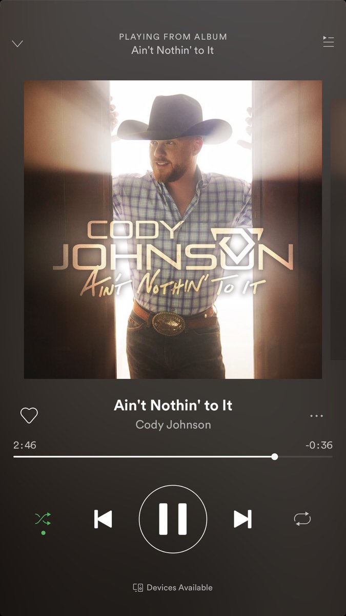 allisonmm09's tweet photo. Looooving this new album 🖤 @codyjohnson https://t.co/jsFvoUaFyn