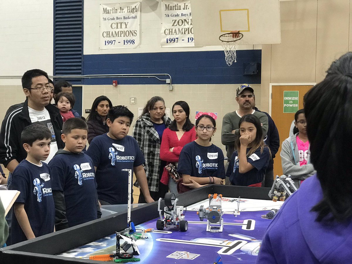 MrsBissereth's tweet photo. @VivaZavala mustangs spent their Saturday competing in @firstlegoleague robotics competition. Mustangs hard at work! #AISDProud #VivaZavala #EMVT_STEM #EMVTstrong #EastsidePride #AISDInnovates #BLENDify https://t.co/K1RS2vhZXn
