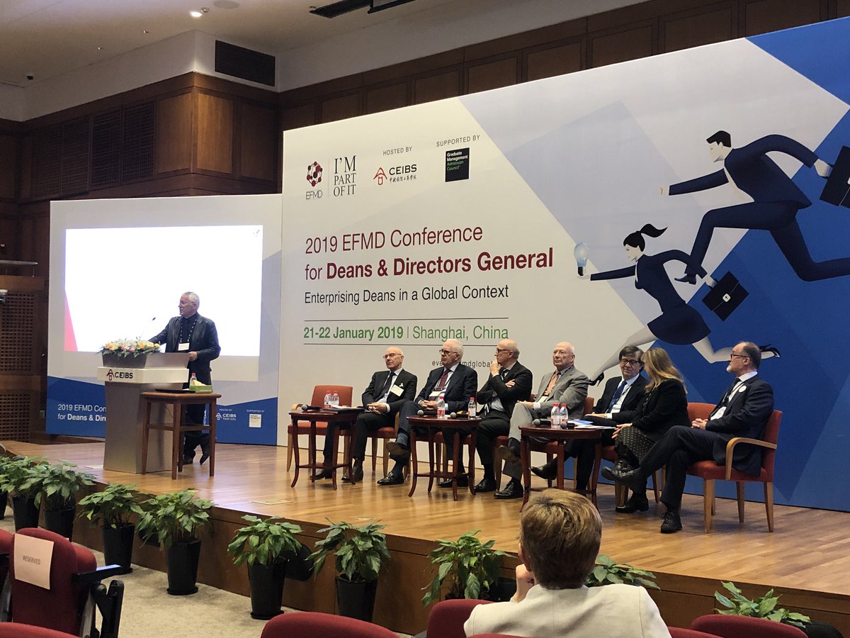 #EFMDdeans ...and we are off. Welcome to the EFMD 2019 Deans Conference in Shanghai.