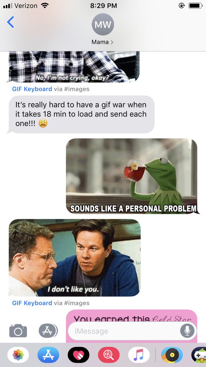 Proud of her learning to use gifs