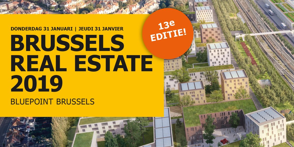 Brussels Real Estate 2019 start al over 3 dagen! Schrijf nog snel in – buff.ly/2Tex87Q