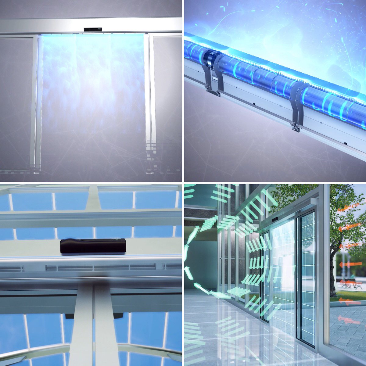 The new AirSlide system features the exclusive self-supporting crossbar with integrated #automation and air barrier. #FAAC has combined an #automatic opening and the air barrier system into a single unit with obvious aesthetic and functional advantages.  bit.ly/2HwrNHk