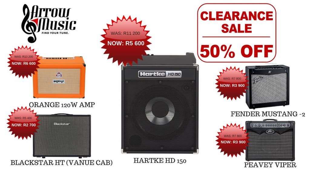 ArrowMusicZA's tweet photo. OUR BIGGEST SALE IS STILL ON ‼️‼️
Be sure to have your favourite items on this month’s budget 🗣
OFFER VALID WHILE STOCKS 🔊 
50% OFF guaranteed 😁 https://t.co/OwgA1KNQb0