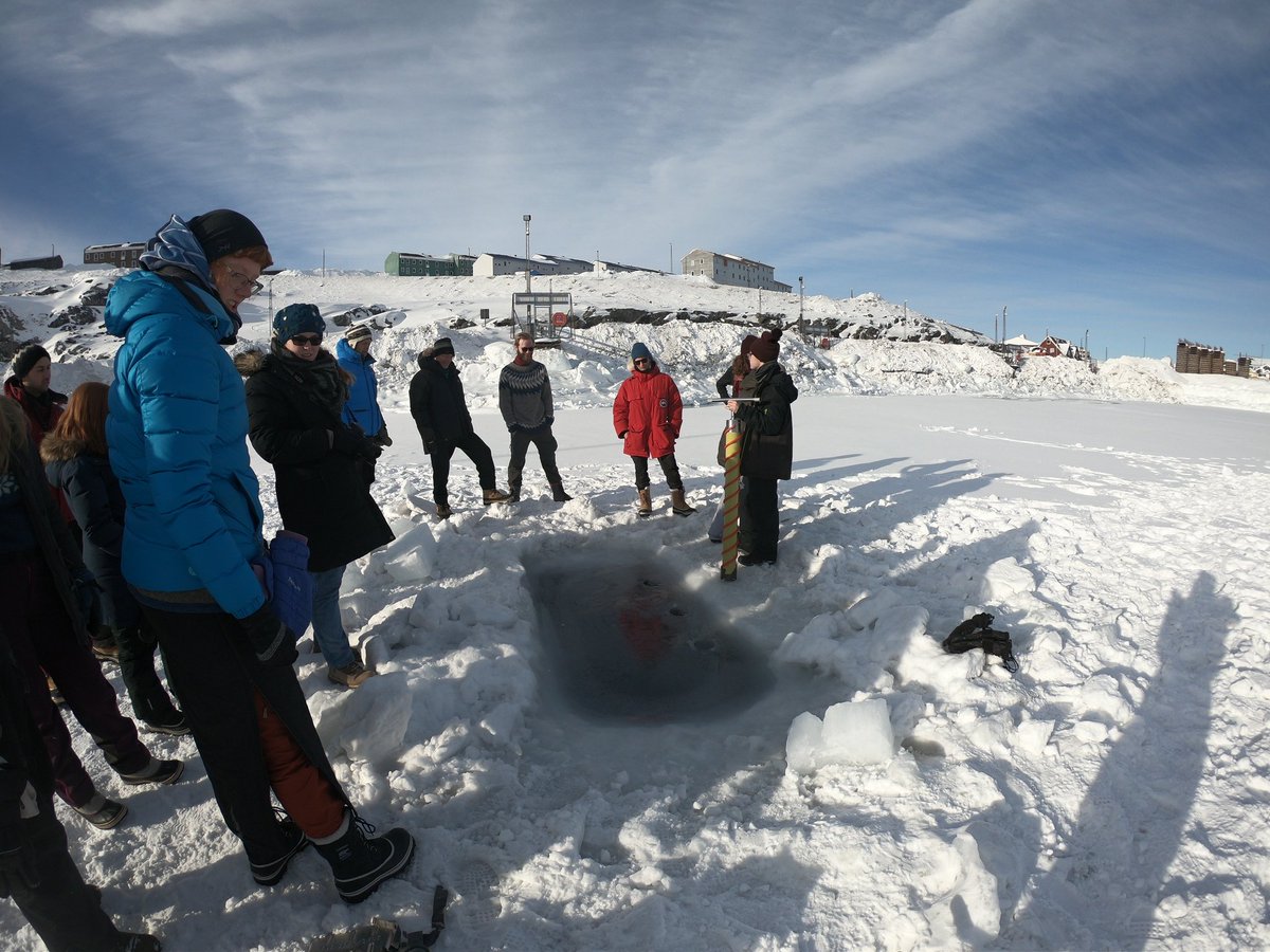 The graduate course 'sea ice ecology' in #nuuk #greenland starts soon!!