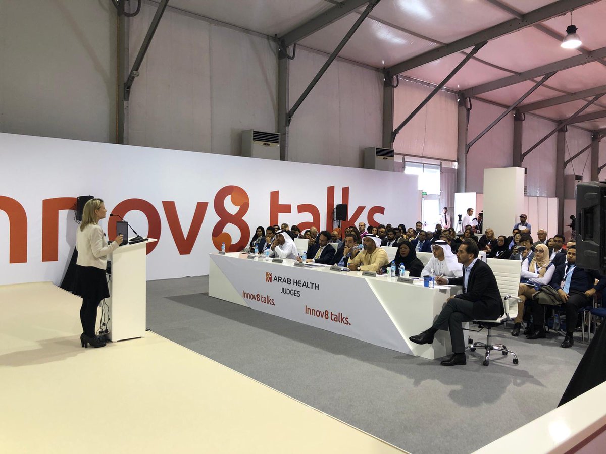 LiesBoghaert's tweet photo. Congratulations to @biekevangorp from #imecistart'er @fibricheck for winning today's #bestpitch at the @Arab_Health #Innov8Talks 🎉 @imecVentures #beHealth https://t.co/5igfVbcTyM