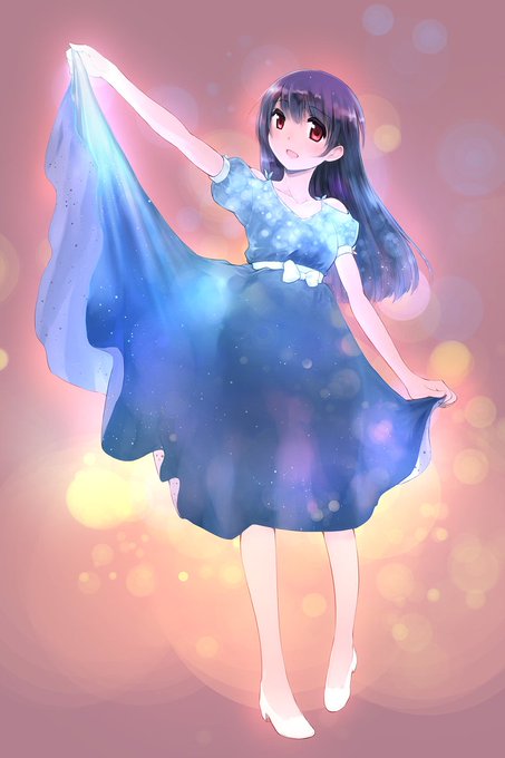 星空ドレスのtwitterイラスト検索結果 古い順