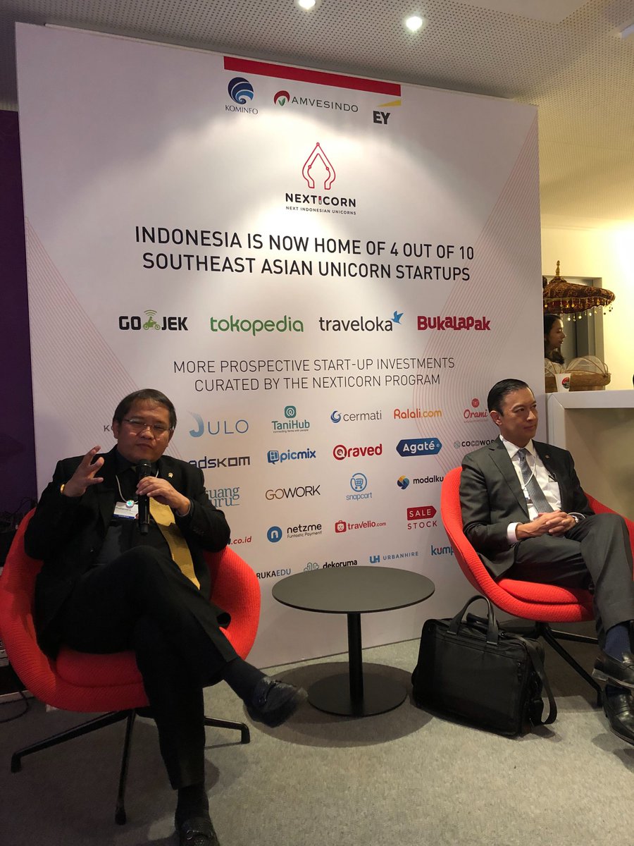 "Indonesia is Poised to Benefit from the Digital Revolution" (Media Gathering Afternoon Tea) – H.E. Rudiantara, Minister of Communications and Information Technology.

A very interesting discussion on how startups can benefit from the third biggest Asian country at #wef19