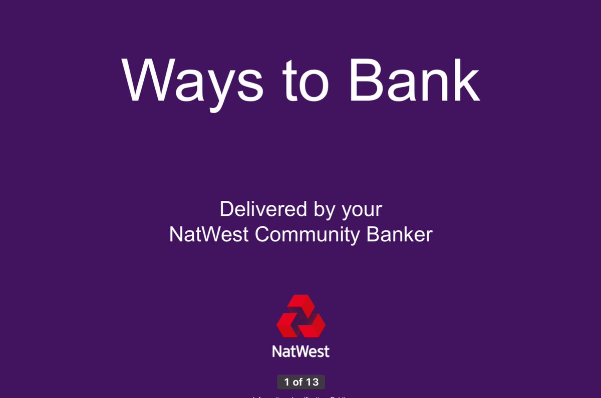 TrudiHender364's tweet image. Pop along to #martocklibrary this morning between 10am and 12pm to talk about Other Ways to Bank ....will then be in #langportlibrary from 1pm until 4pm for my regular drop in. If you want help with digital banking, ways to bank or becoming financially fitter then pop and see me