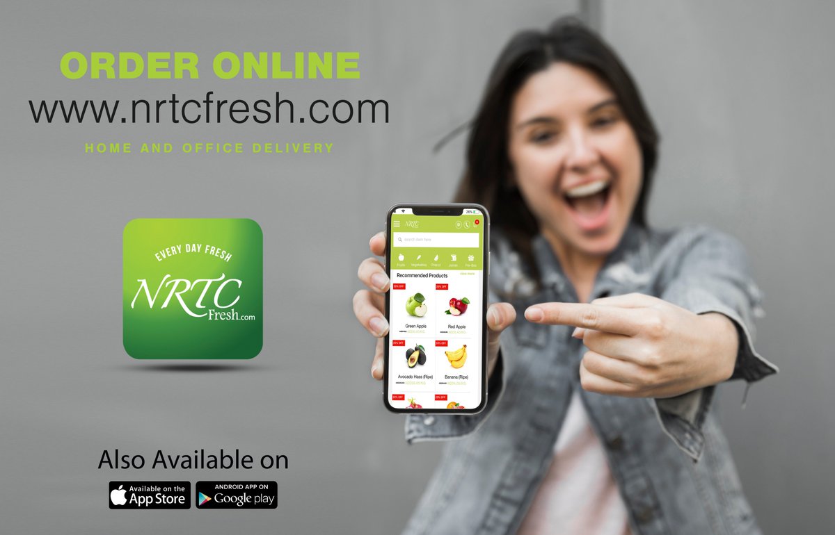 NRTCGroup's tweet photo. We made "Searching Online" a lot easier. Introducing NRTC Fresh app for convenient and fun-filled shopping. Download Now: https://t.co/VPjXrcRAoE #nrtcgroup #nrtcfresh #nrtc #downloadnow #orderonline #buyonline #fruits #vegetables #fresh #orderfruits #ordervegetables #healthy https://t.co/F9bF5UImth