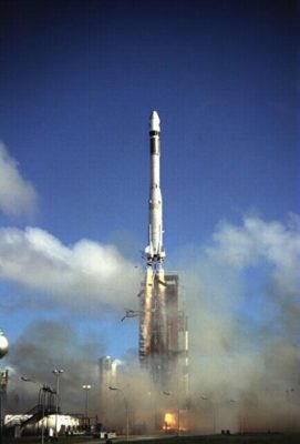 Ariane 1 was the first launcher developed by the europe in order to launch their satellites in total autonomy. Her first launch happened on Dec 24 1979 (Christmas gift for rocket lovers ) It could launch payloads up to 1850kg to Geostationary Transfer Orbit.:ArianeGroup