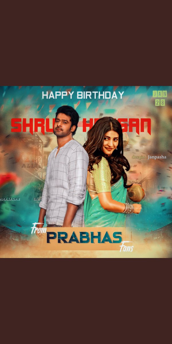im_axrun's tweet image. Many Many Happy returns of the Day 
from all #prabhasians @shrutihaasan #shrutihassan #HBDShrutiHaasan #Prabhas