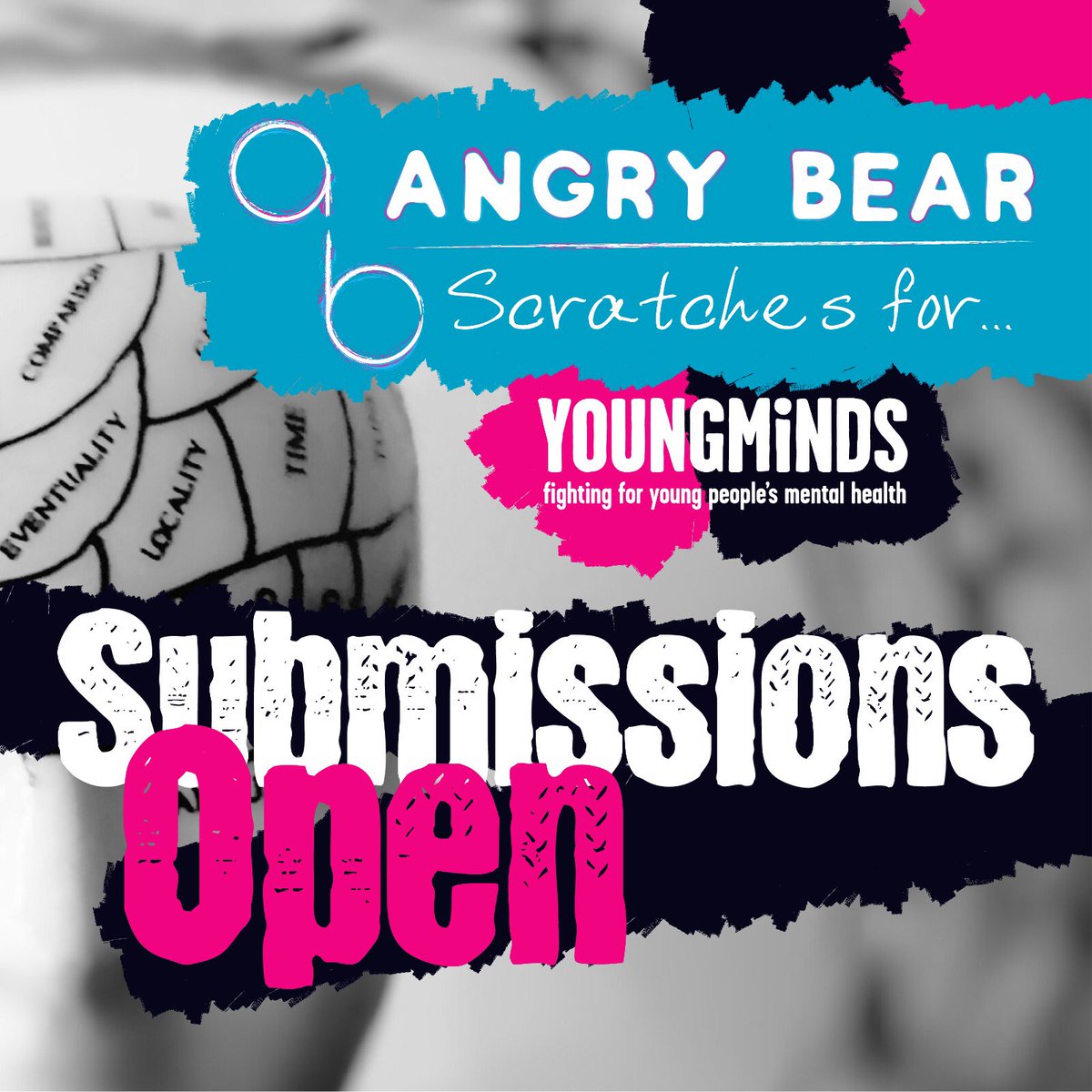 Submissions are now open! Send us your plays - when we receive 150 we will close submissions. Remember we want 2 handers, max 10 minutes, with the theme ‘minds’. Full details here: angrybearproductions.co.uk/scratches-for