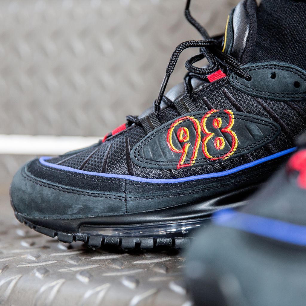 air max 98 black amarillo university red