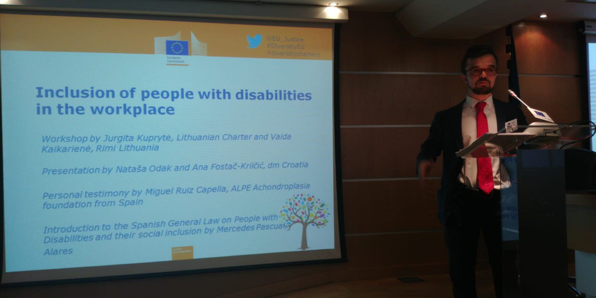 Fundación Diversidad (@fund_diversidad) on Twitter photo 🗣️ <a href="/m_ruizc/">Miguel Ruiz</a> Fundación ALPE <a href="/acondroplasia_/">ALPE Acondroplasia</a> "El mundo no está diseñado para personas con #Acondroplasia" #diversitycharters #diversityeu @UEmadrid 🗣️ <a href="/m_ruizc/">Miguel Ruiz</a> Fundación ALPE <a href="/acondroplasia_/">ALPE Acondroplasia</a> "El mundo no está diseñado para personas con #Acondroplasia" #diversitycharters #diversityeu @UEmadrid