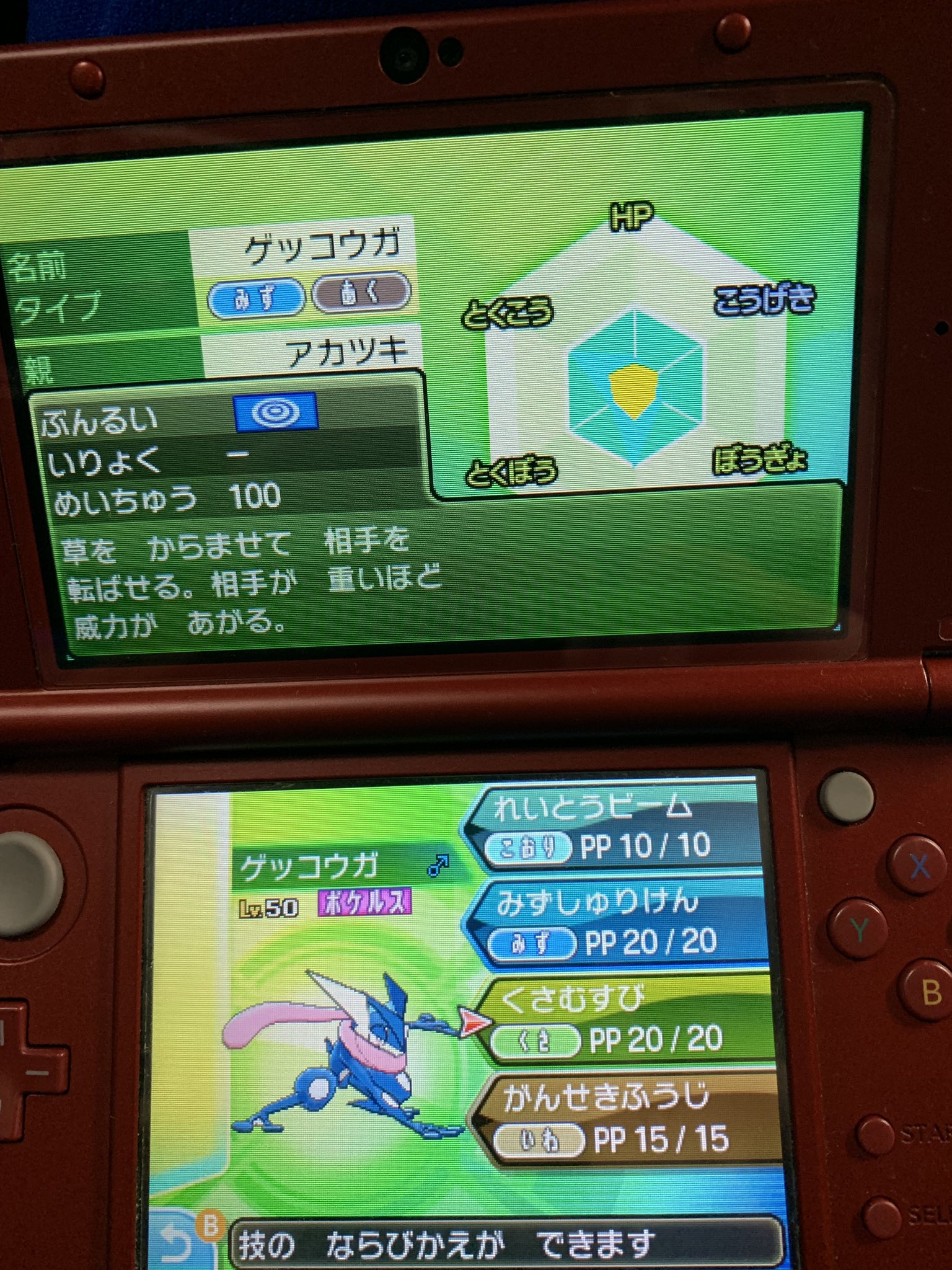 暁 Mickey ケロマツの個体値厳選がおわり 初めて個体値厳選した 努力値振りも終わった 努力値調整も初めて クサz ゲッコウガです T Co Cswg7k0zqg Twitter