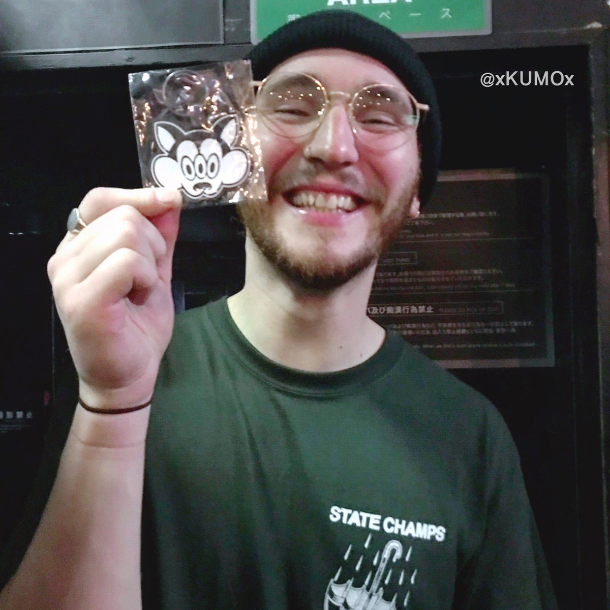 xKUMOx's tweet photo. ☺️✨✨✨ @RyanScottGraham ( @State_Champs ) 😆😆ありがとう 

📷: @xkumox 

#statechamps #statechampsny #ryanscottgraham #xKUMOx #KUMOINU https://t.co/mAgRJ4wBgl
