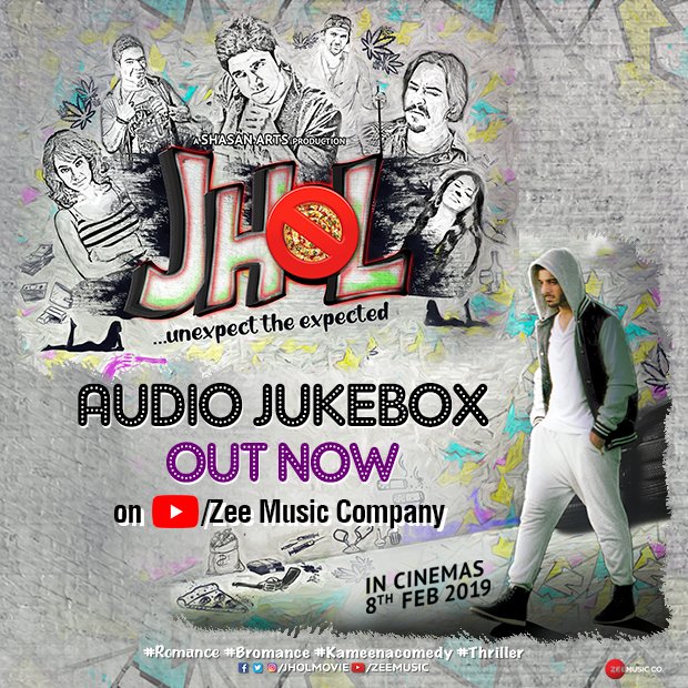 ZeeMusicCompany's tweet photo. Enjoy the magic of versatile music with the #FullAlbum of #Jhol. https://t.co/rKfeYYDUYA
@JholMovie #VikKhanna @Manisharkelkar @RaashulTandon @chetan_hansraj #AlishaFarrer #RakeshThareja #JholOn8Feb https://t.co/dP6yg4ZV2y