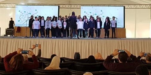 EBIS_Egypt's tweet photo. EBIS German choir was invited to perform at the prestigious Cairo International Book Fair where they were outstanding as ever and continued to make EBIS proud of this marvelous and increasingly busy group. https://t.co/jT2MNrrZSz
